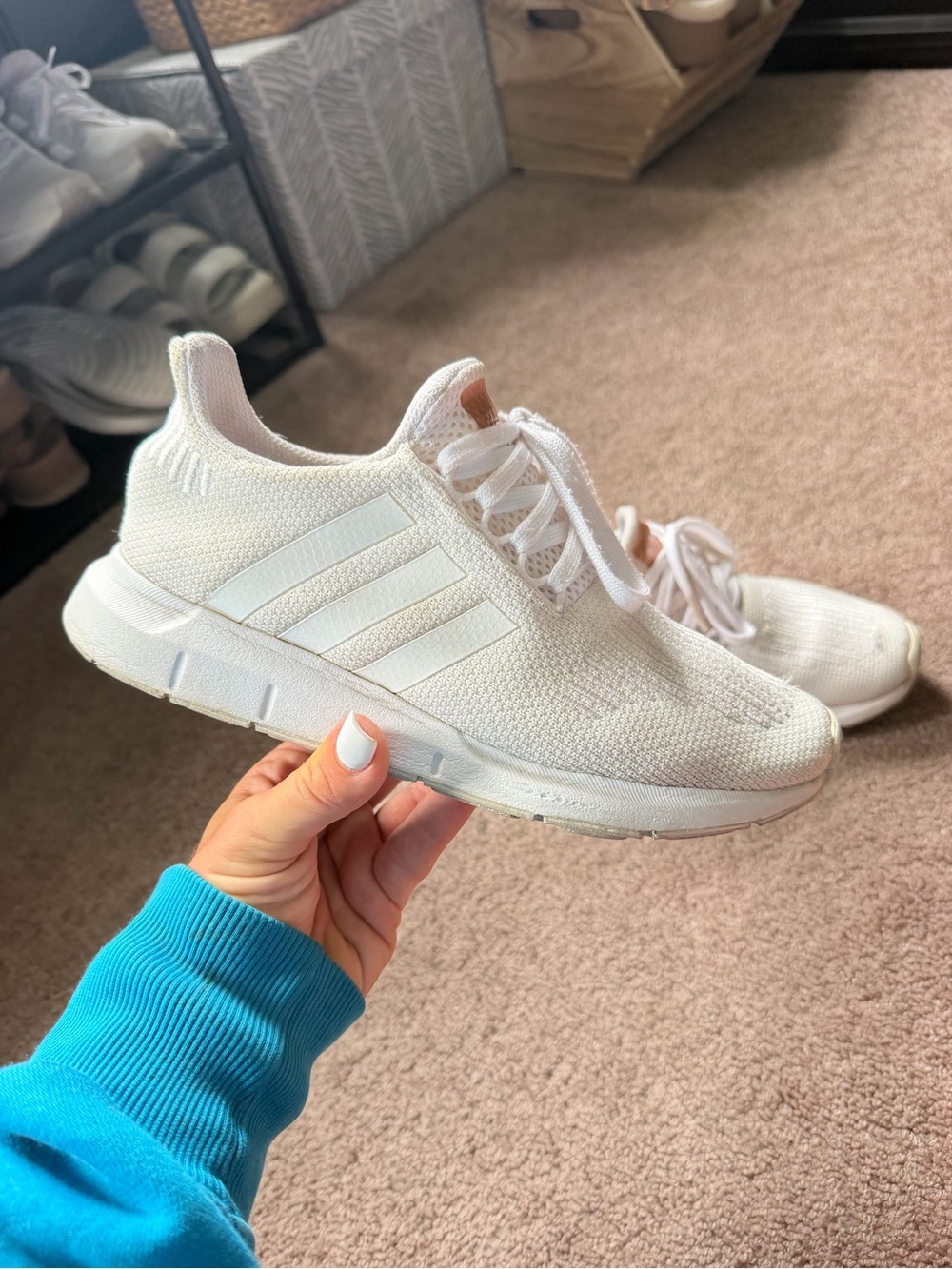 White Adidas Sneakers